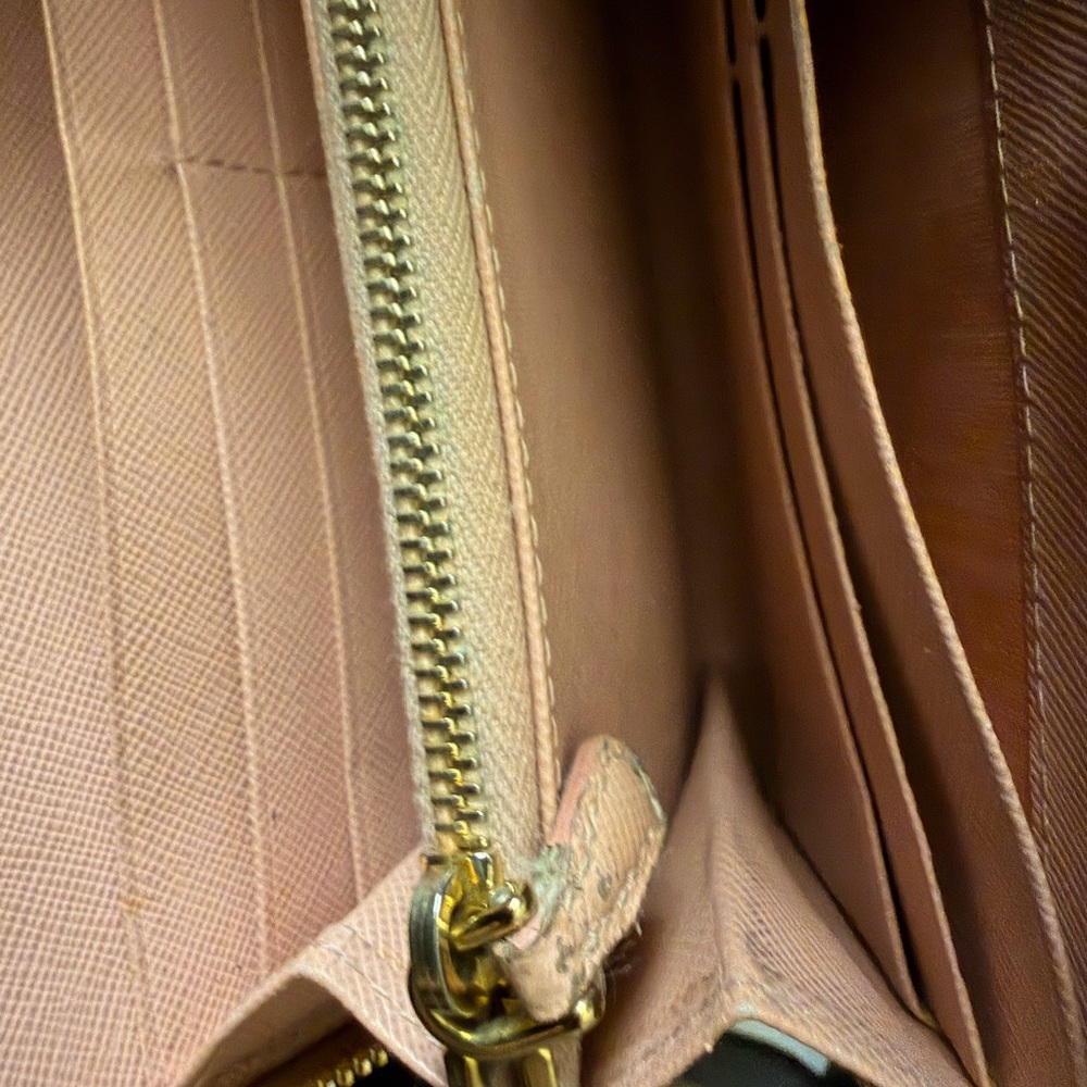 Prada Coral Wallet with Bow Accent - Picture 9 of 10